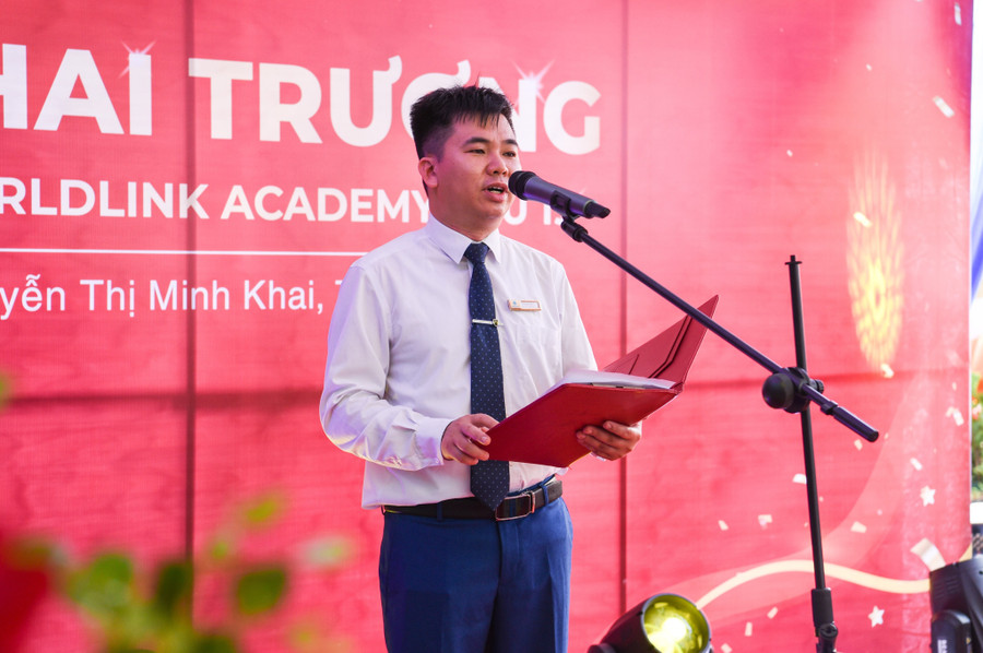 Ông Nguyễn Văn Hà, Tổng Giám đốc Học viện Đào tạo Worldlink.