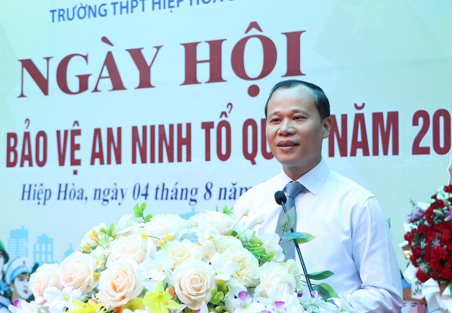 Ông Mai Sơn - Phó Chủ tịch Thường trực UBND tỉnh Bắc Giang phát biểu.