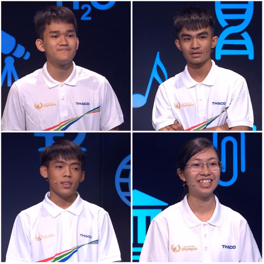 Chiến thắng 3 bạn nam, cô gái lập kỉ lục Olympia vào cuộc thi quý ảnh 1