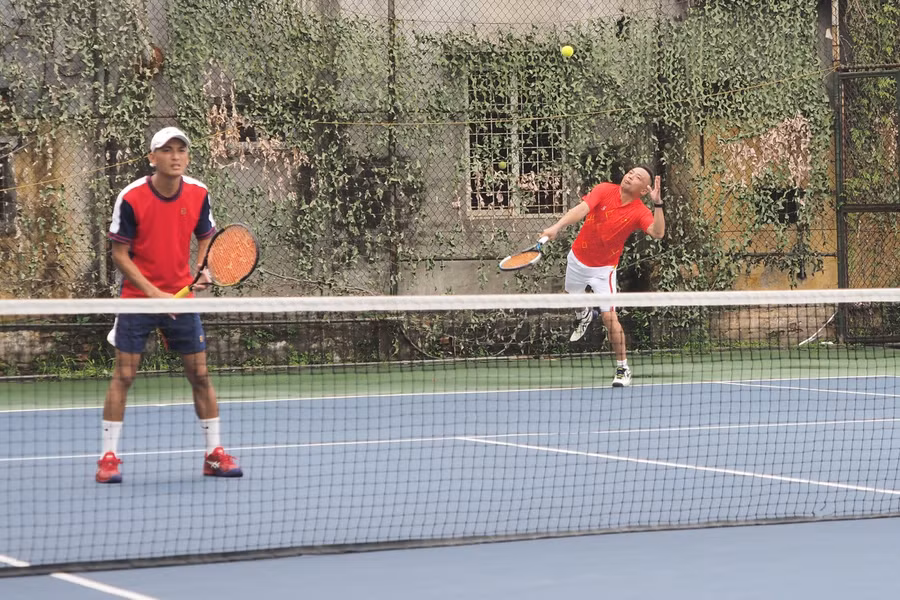 Các vận động viên tham gia tranh tài tại giải đấu.