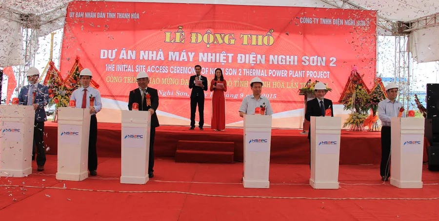 Lễ động thổ Nhà máy Nhiệt điện Nghi Sơn 2.