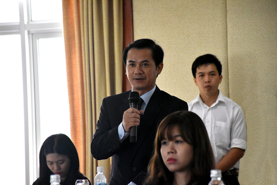 Đại diện BTC chia sẻ thông tin tại buổi họp báo