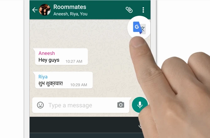 Google Dịch đã có thể dịch ngay trong ứng dụng Android