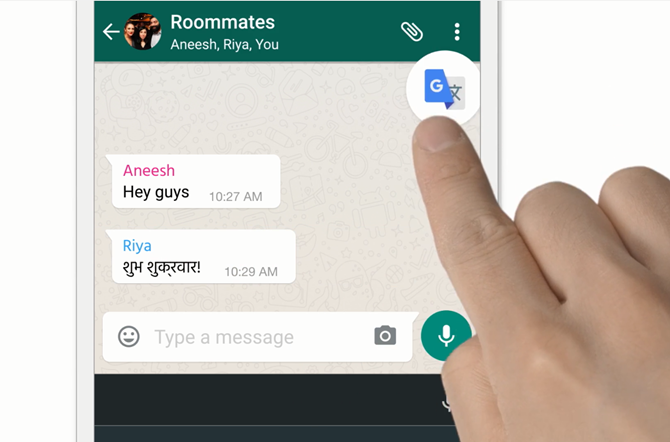 Google Dịch đã có thể dịch ngay trong ứng dụng Android