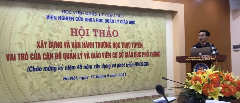 TS Đỗ Viết Tuân - Phó Trưởng khoa phụ trách khoa CNTT&TT - Học viện Quản lý Giáo dục.