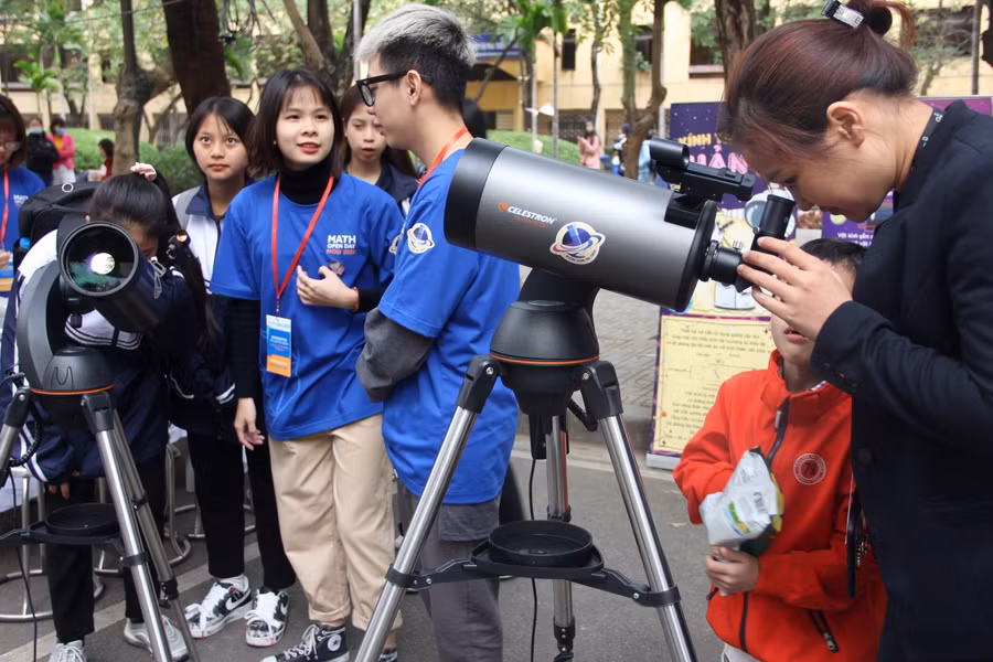 Một hoạt động tại Ngày hội Toán học mở 2020