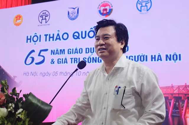 Thứ trưởng Nguyễn Hữu Độ phát biểu tại hội thảo