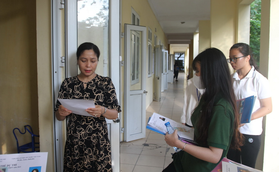 Thí sinh Hà Nội dự thi tốt nghiệp THPT năm 2023