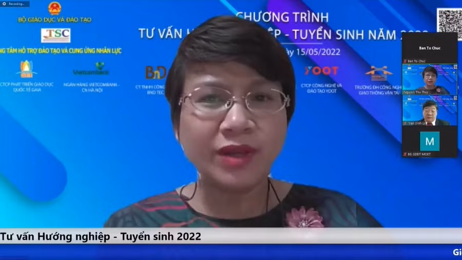 PGS.TS Nguyễn Thu Thủy- Vụ trưởng Vụ Giáo dục Đại học (Bộ GD&amp;ĐT) thông tin về những điểm mới của kỳ tuyển sinh năm 2022.