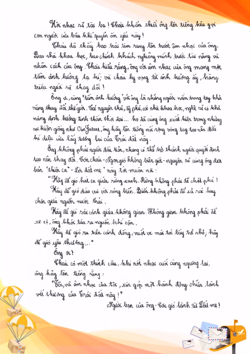 Nam sinh Hà Nội đạt giải Nhất cuộc thi viết thư quốc tế UPU ảnh 4