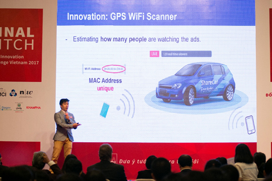 Ông Lê Mai Tùng trình bày về Dự án ShareCarForAds Ông Lê Mai Tùng trình bày về Dự án ShareCarForAds