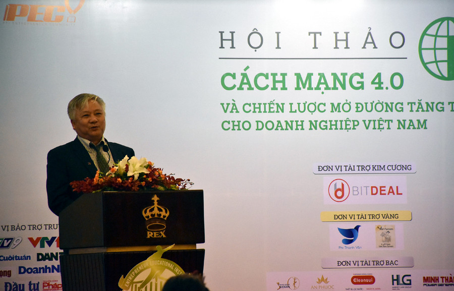 Ông Đào Ngọc Thanh – Tổng Giám đốc Vihajico - trình bày tại hội thảo Ông Đào Ngọc Thanh – Tổng Giám đốc Vihajico - trình bày tại hội thảo