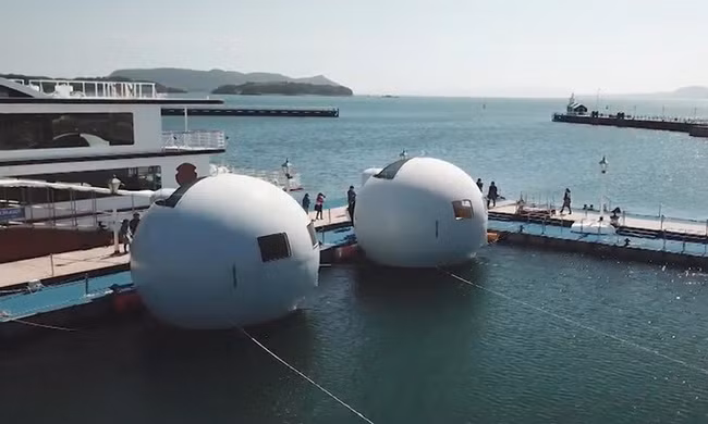 Khách sạn nổi chống sóng thần ở Nhật Bản