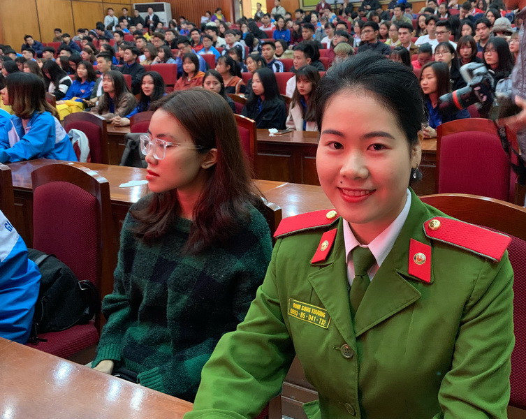 Các thí sinh tham dự hội thi