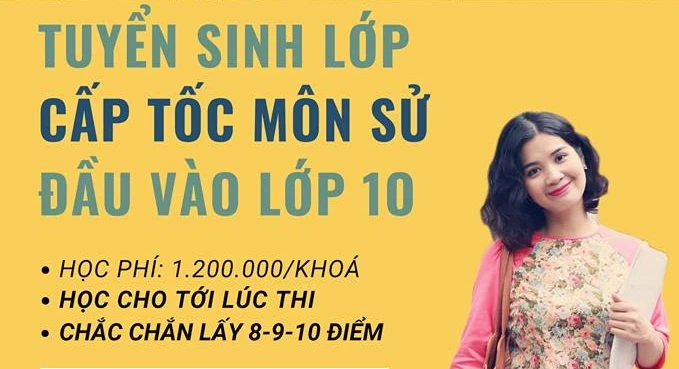 Một quảng cáo luyện thi