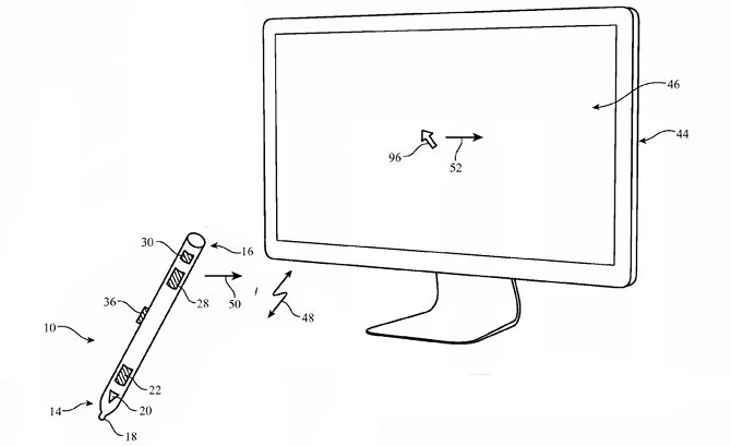 Bút Apple sẽ có chức năng như chuột máy tính