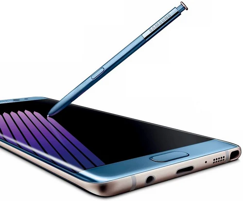 Bút S Pen trên Galaxy Note 7 có màu sắc đồng bộ với máy và có thể sử dụng dưới nước.