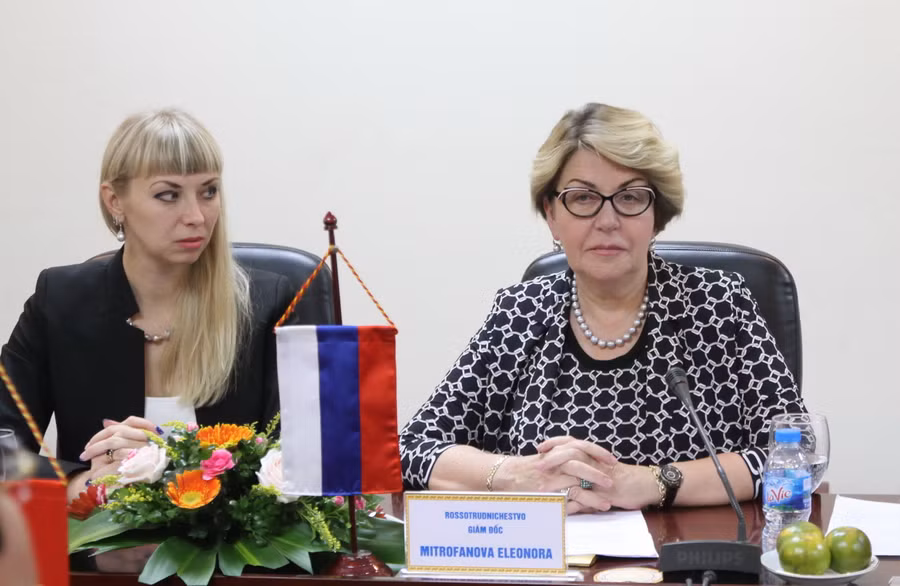 Bà Mitrofanova Eleanora- Giám đốc Cơ quan Hợp tác LB Nga