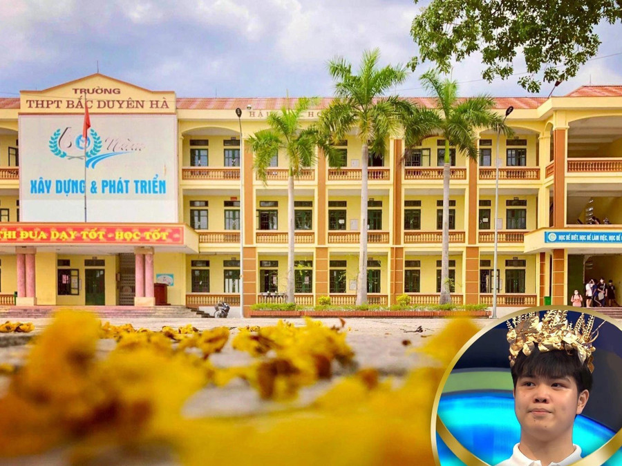Trường THPT Bắc Duyên Hà, nơi Nguyên Vũ đang học tập Trường THPT Bắc Duyên Hà, nơi Nguyên Vũ đang học tập