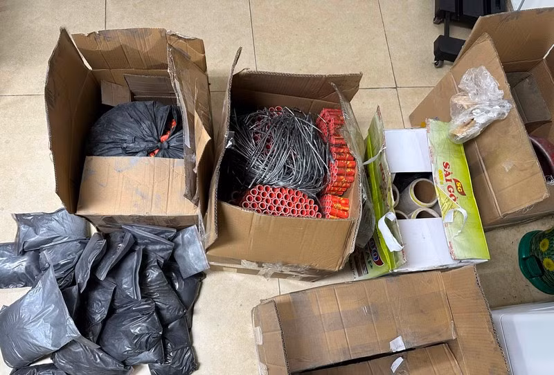 Một số tang vật cơ quan chức năng thu giữ.