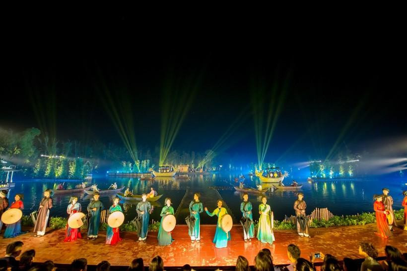 Một trong những tiết mục qua vở diễn thực cảnh Tinh Hoa Bắc Bộ.