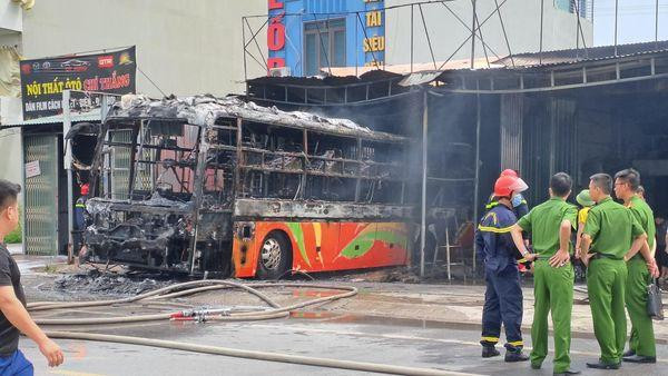 Hiện trường vụ hỏa hoạn.