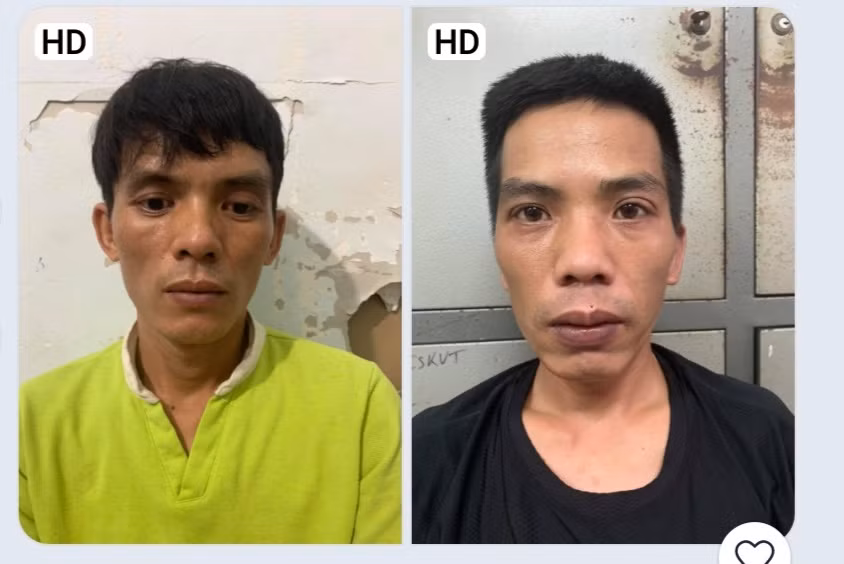 Đối tượng Lê Văn Cường và đối tượng Nguyễn Văn Thìn.