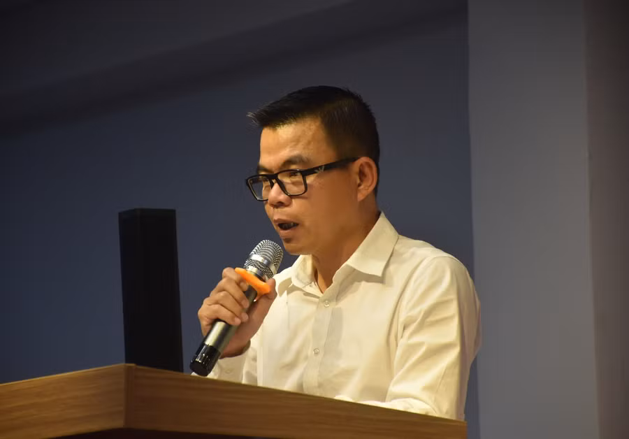 Ông Nguyễn Đắc Lực (Phó Tổng giám đốc Tập doàn BITEX) phát biểu tại sự kiện.