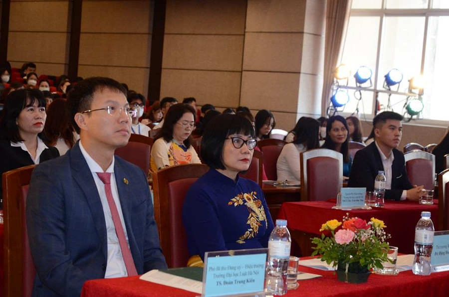 Quang cảnh Lễ khai giảng. Ảnh NC. Quang cảnh Lễ khai giảng. Ảnh NC.