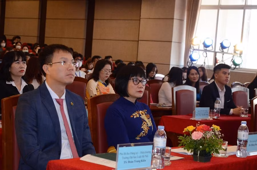 Quang cảnh Lễ khai giảng. Ảnh NC.