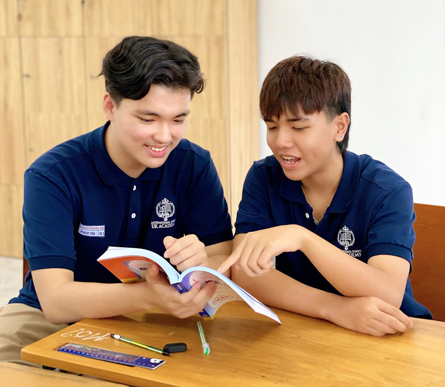 Học sinh Trường Quốc tế Song ngữ Học Viện Anh Quốc - UKA Gia Lai (tỉnh Gia Lai). Ảnh NTCC.