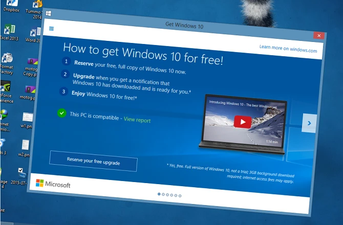 Microsoft gỡ “Get Windows 10” khỏi Windows 7/8.1