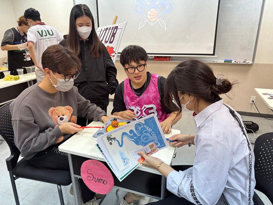 Ôn tập theo nhóm của học sinh trường THPT Hoàng Long. Ôn tập theo nhóm của học sinh trường THPT Hoàng Long.