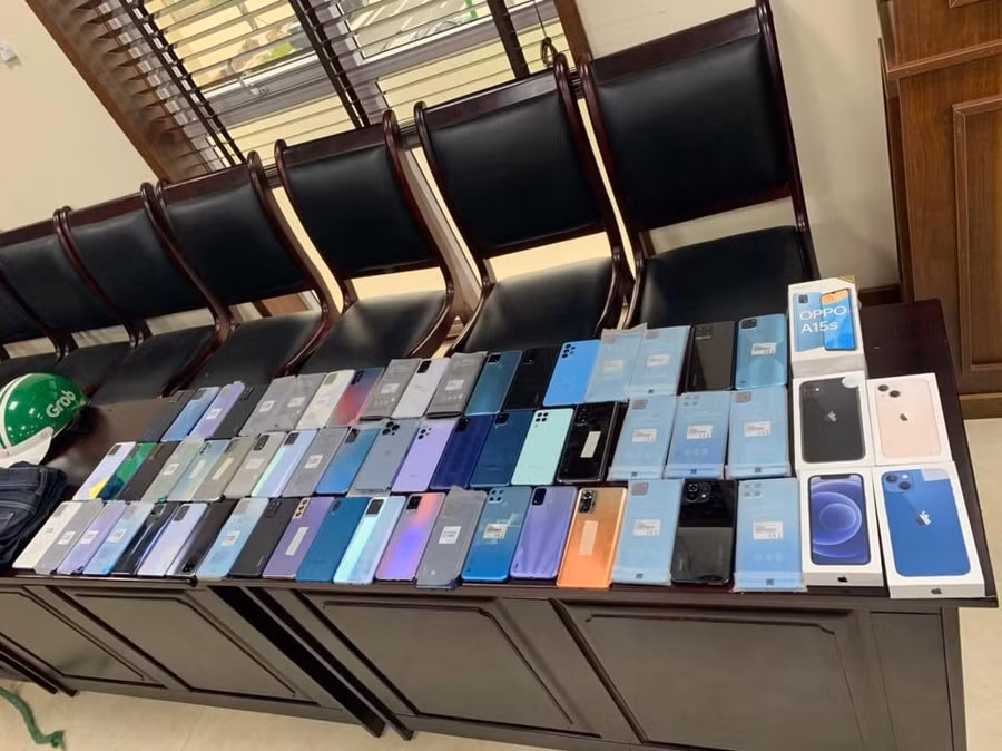 Một số tang vật cơ quan chức năng thu giữ.