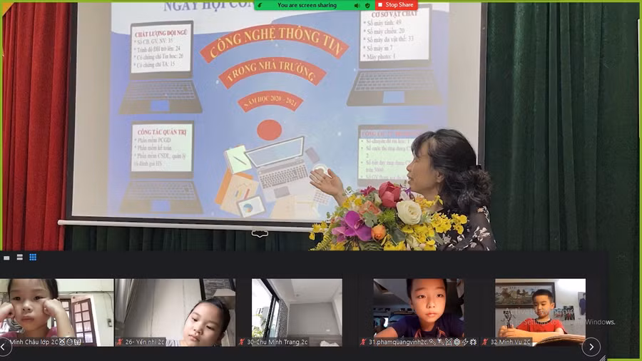 Lễ khai mạc “Tuần lễ hưởng ứng học tập suốt đời” năm 2021 tại Trường Tiểu học Nguyễn Bá Ngọc