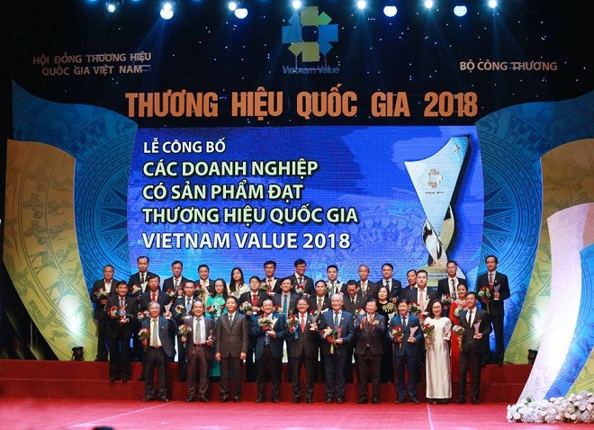 Các doanh nghiệp có sản phẩm đạt thương hiệu quốc gia năm 2018