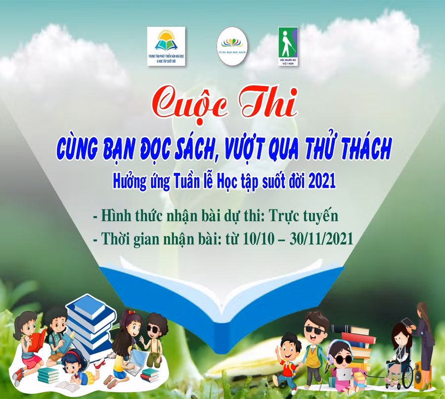 Cuộc thi cùng bạn đọc sách, vượt qua thử thách 