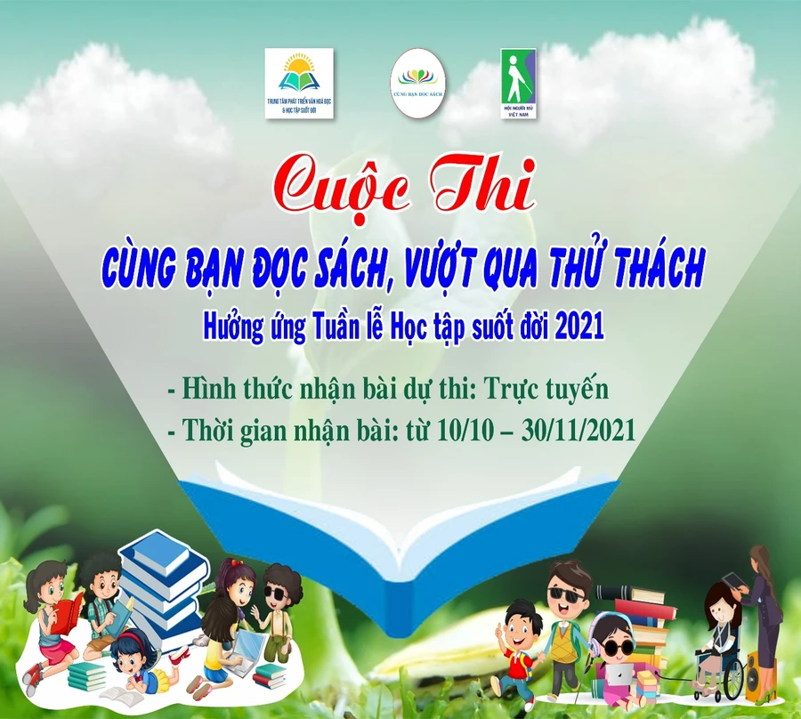 Cuộc thi cùng bạn đọc sách, vượt qua thử thách 