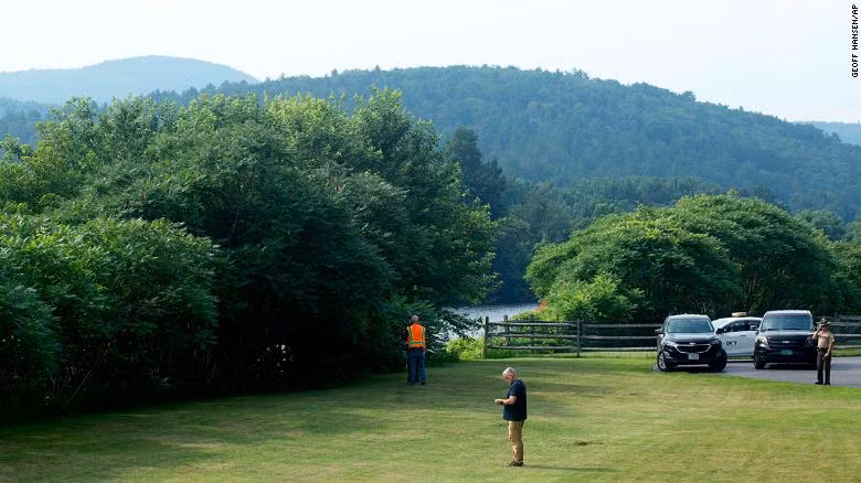 Hình ảnh xảy ra gần hiện trường.