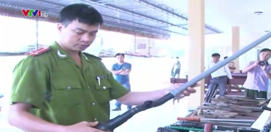 Hà Tĩnh: Thu hồi vũ khí trong dân với số lượng lớn