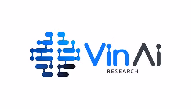 Logo VinAI: VinAI sẽ thực hiện các nghiên cứu khoa học đột phá trong lĩnh vực AI và máy học nhằm đưa Việt Nam vào bản đồ AI toàn cầu. Logo VinAI: VinAI sẽ thực hiện các nghiên cứu khoa học đột phá trong lĩnh vực AI và máy học nhằm đưa Việt Nam vào bản đồ AI toàn cầu.