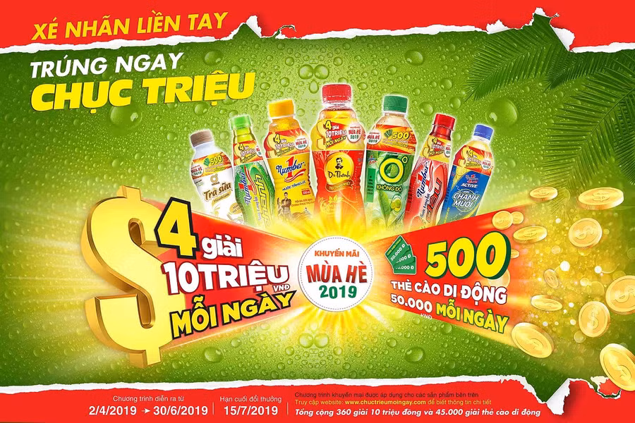 Cơ hội trúng thưởng mỗi ngày từ chương trình khuyến mãi hè