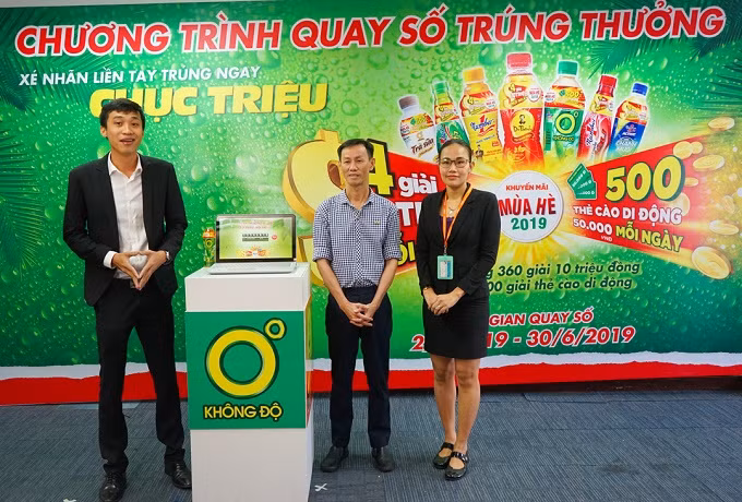 Chương trình bắt đầu quay số từ ngày 3/4 với sự chứng kiến của đại diện khách hàng và Sở Công thương Bình Dương