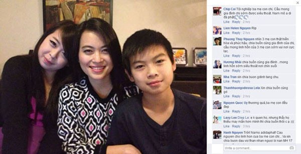 Vụ MH 17: FB ngập tràn chia sẻ về 3 mẹ con người Việt tử nạn