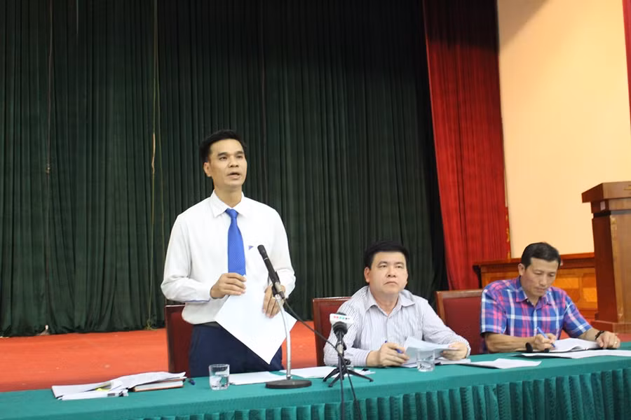 Ông Nguyễn Quốc Nam, PCT UBND quận Nam Từ Liêm.