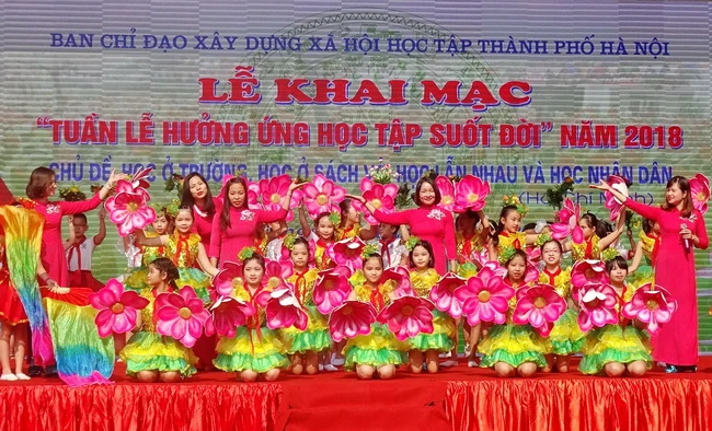 Hà Nội khai mạc Tuần lễ hưởng ứng học tập suốt đời năm 2018