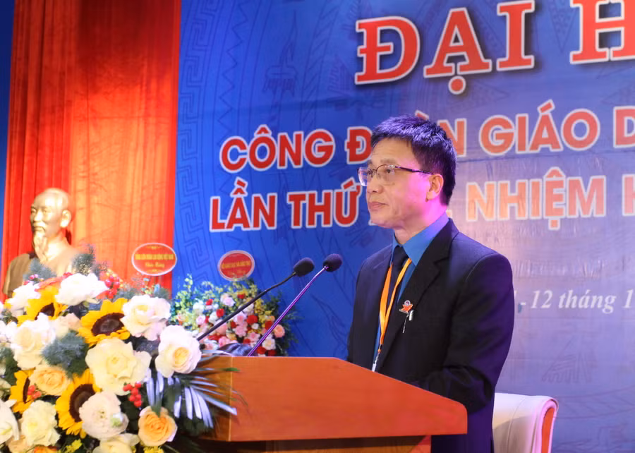 Ông Nguyễn Ngọc Ân được bầu làm Chủ tịch Công đoàn Giáo dục Việt Nam nhiệm kỳ 2023-2028.