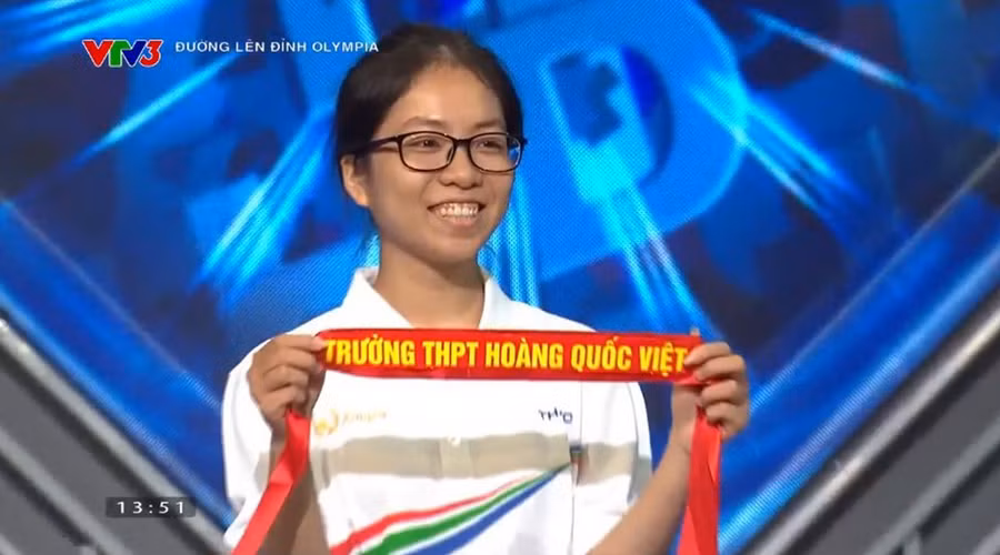 Đỗ Thị Phương Thảo đến từ Trường THPT Hoàng Quốc Việt, Quảng Ninh.