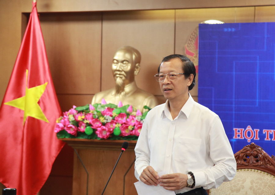 Thứ trưởng Phạm Ngọc Thưởng phát biểu tại buổi gặp mặt. Thứ trưởng Phạm Ngọc Thưởng phát biểu tại buổi gặp mặt.