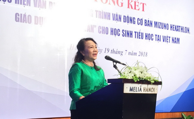 Thứ trưởng Nguyễn Thị Nghĩa phát biểu tại lễ tổng kết Thứ trưởng Nguyễn Thị Nghĩa phát biểu tại lễ tổng kết